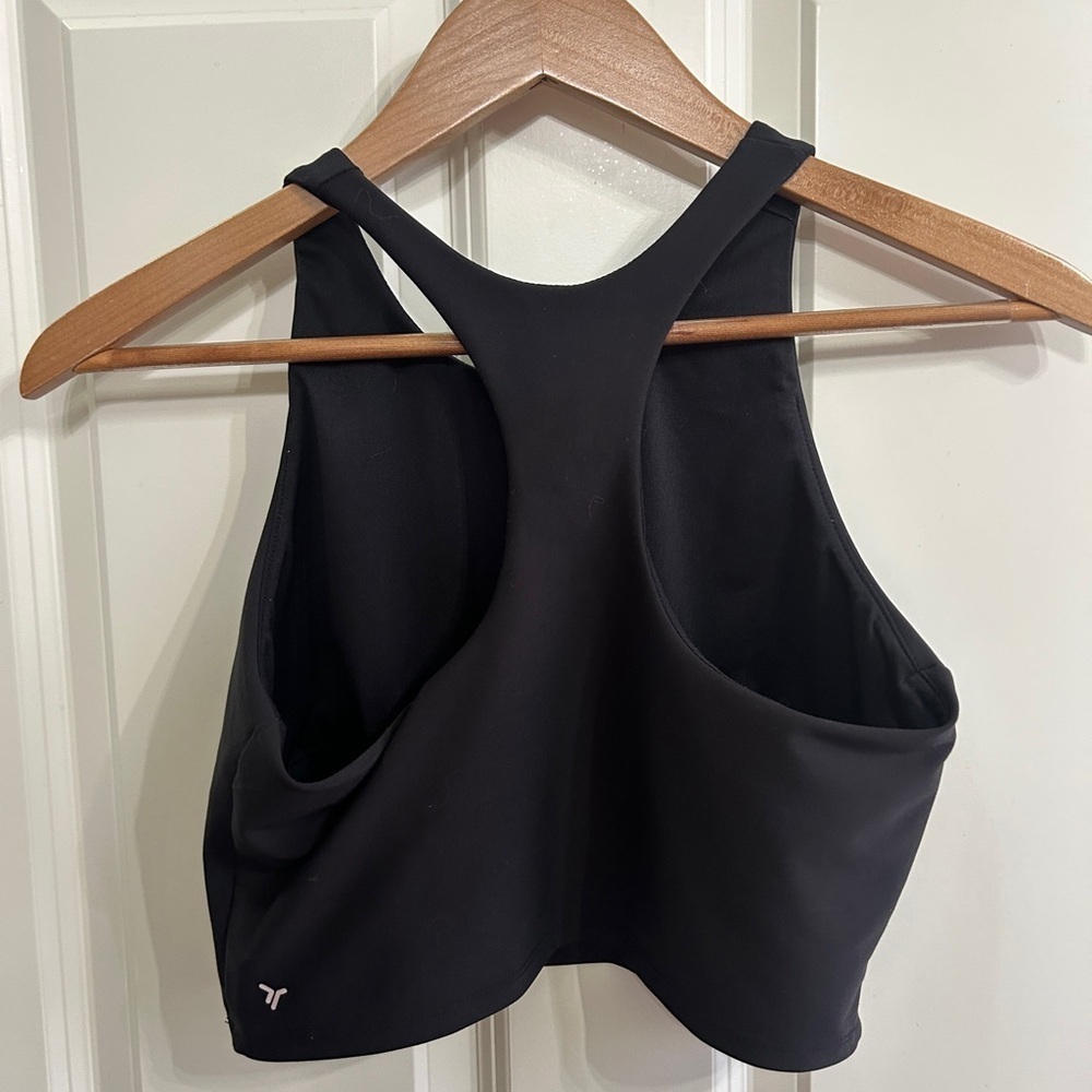 Like new size XXL/18 youth Old Navy Go Dry Black Racerback longline bra. - Picture 2 of 7